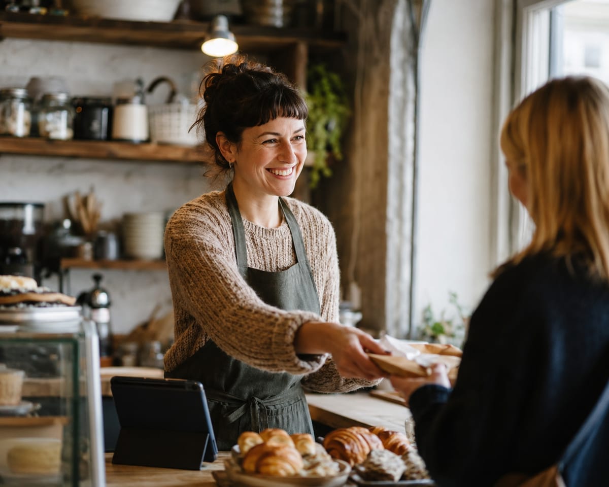Local business owner back to serving customers